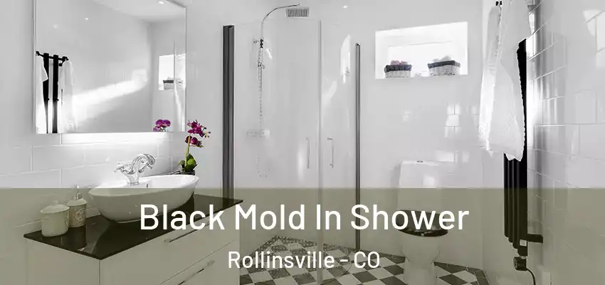  Black Mold In Shower Rollinsville - CO